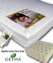 Load image into Gallery viewer, Bumble Bee Latex Cot Bed Mattress
