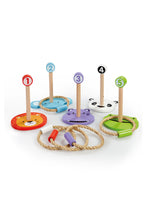 Load image into Gallery viewer, Early Learning Centre Wooden Ring Throw Set
