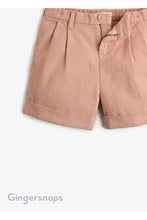 Load image into Gallery viewer, Gingersnaps Pleated Cuffed Shorts
