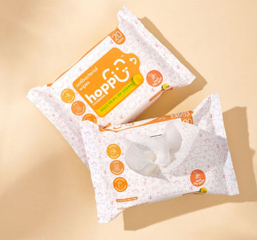 Hoppi Anti-Bacterial Wipes - 20 Pack X 5