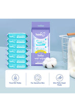 Load image into Gallery viewer, Hoppi Baby Wipes - 7 Pack X 8
