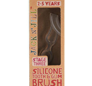 Jack N' Jill Silicone Tooth & Gum Brush - Stage 3 (2-5 years)