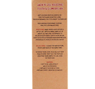 Jack N' Jill Silicone Tooth & Gum Brush - Stage 3 (2-5 years)