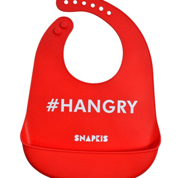 Snapkis Oh-So-Soft Silicone Bib - Hangry