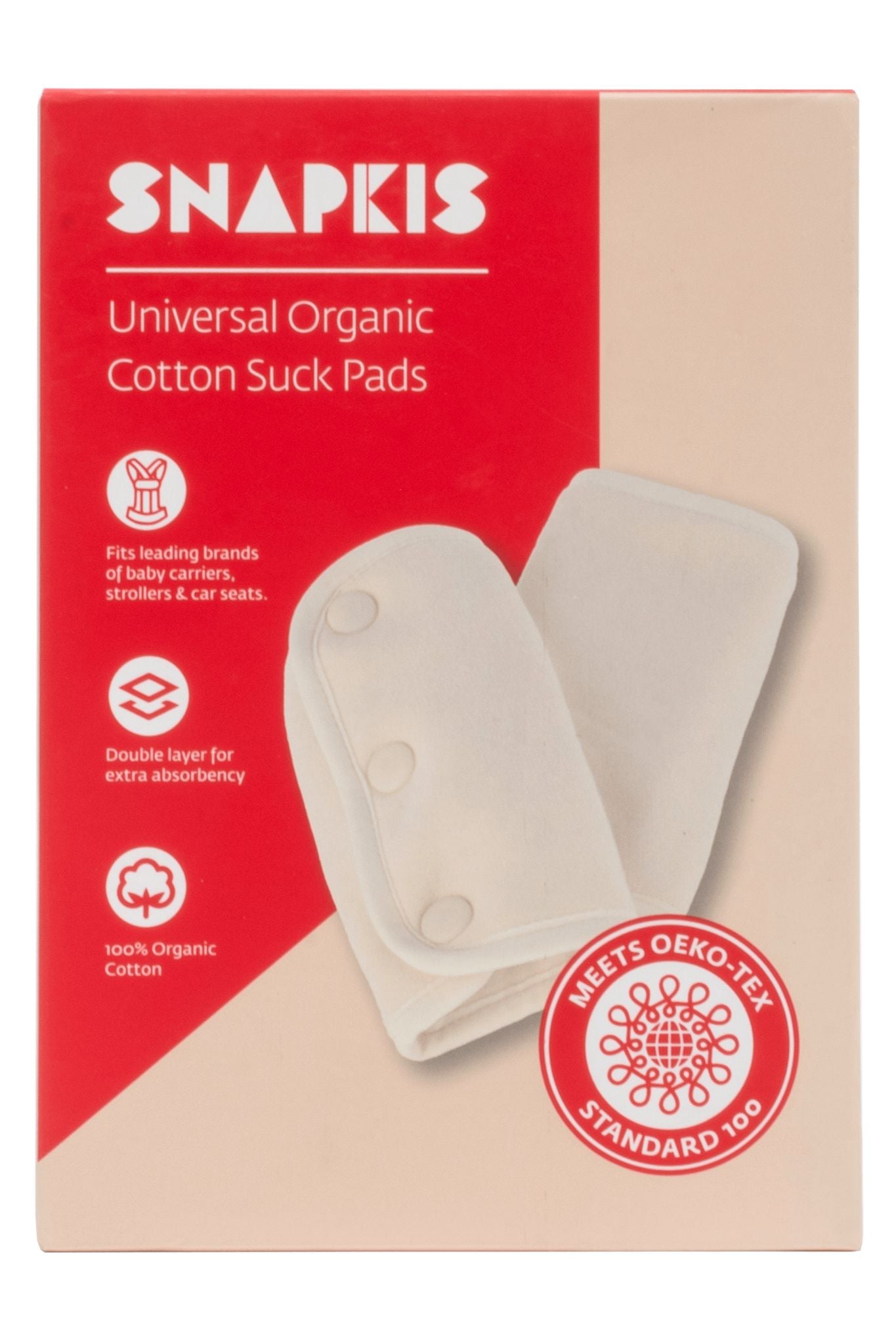 Snapkis Universal Organic Cotton Suck Pads