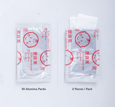 Suzuran Baby Wet Cleaning Cotton - 30 Pack