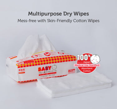Suzuran Baby Cotton Sheet - 80 Pack