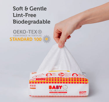Suzuran Baby Cotton Sheet - 80 Pack