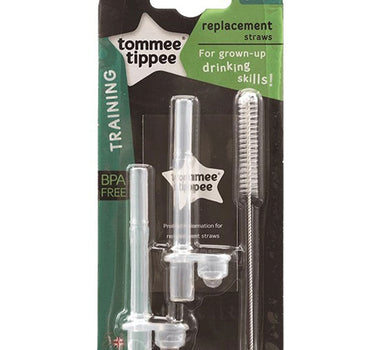 Tommee Tippee Replacement Straw with Cleaning Brush For Straw Cup