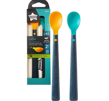Tommee Tippee Softee Weaning Spoon (4M+) - 2 Pack
